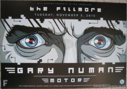 Gary Numan 2010 Venue Poster San Francisco